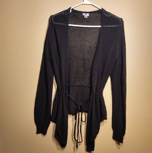 Worthington black cardigan